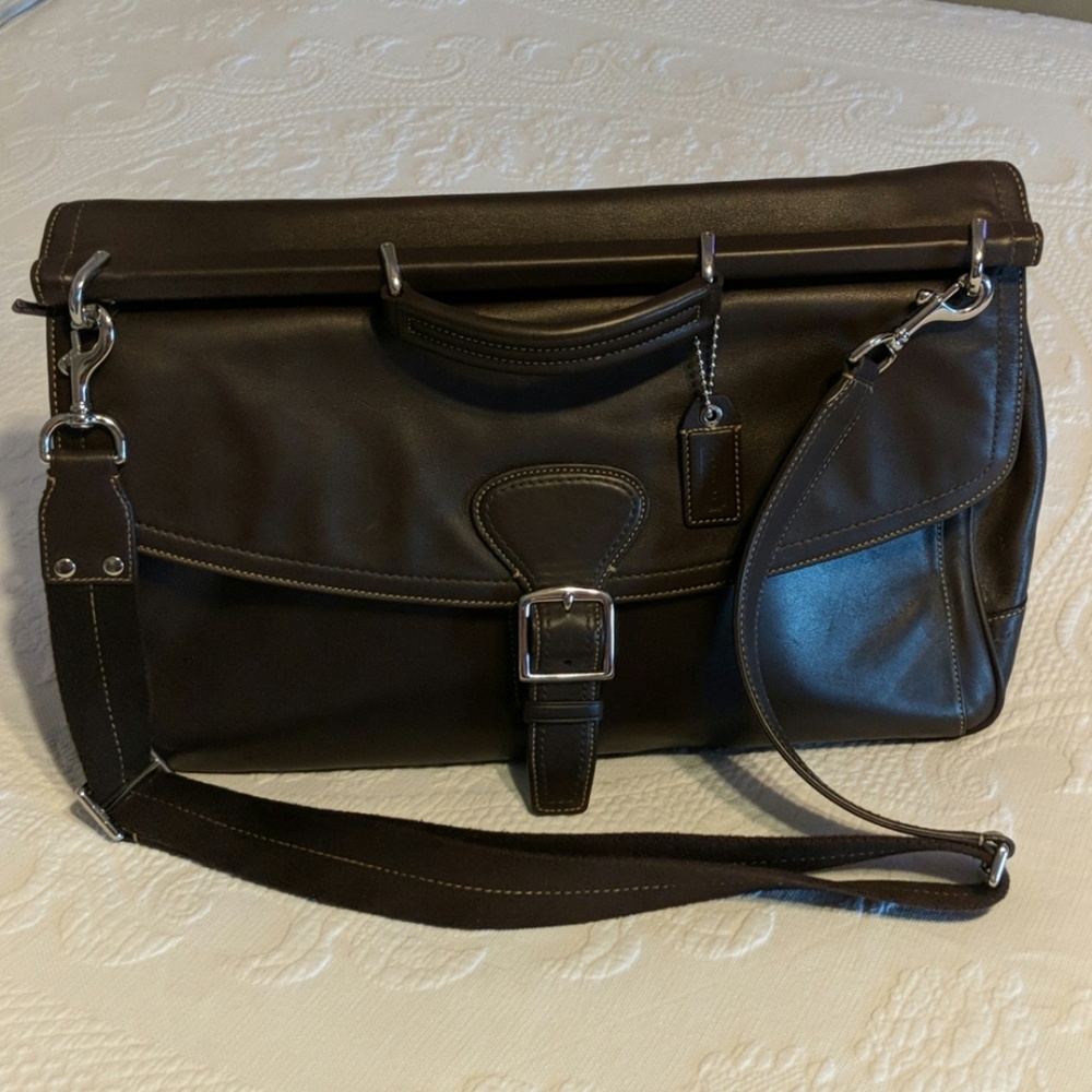 Unisex Coach Business leather Beekman Briefcase